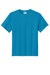 Port & Company PC380Y Youth Dry Zone Performance Moisture Wicking Short Sleeve Crewneck T-Shirt Neon Blue Flat Front