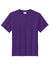 Port & Company PC380Y Youth Dry Zone Performance Moisture Wicking Short Sleeve Crewneck T-Shirt Team Purple Flat Front