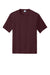 Port & Company PC380 Mens Dry Zone Performance Moisture Wicking Short Sleeve Crewneck T-Shirt Athletic Maroon Flat Front