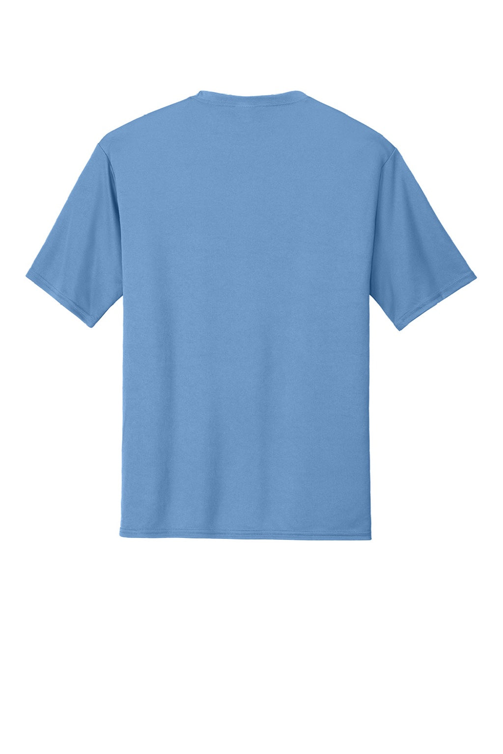 Port & Company PC380 Mens Dry Zone Performance Moisture Wicking Short Sleeve Crewneck T-Shirt Carolina Blue Flat Back