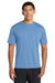 Port & Company PC380 Mens Dry Zone Performance Moisture Wicking Short Sleeve Crewneck T-Shirt Carolina Blue Model Front