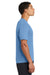 Port & Company PC380 Mens Dry Zone Performance Moisture Wicking Short Sleeve Crewneck T-Shirt Carolina Blue Model Side