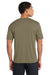Port & Company PC380 Mens Dry Zone Performance Moisture Wicking Short Sleeve Crewneck T-Shirt Coyote Brown Model Back