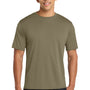 Port & Company Mens Dry Zone Performance Moisture Wicking Short Sleeve Crewneck T-Shirt - Coyote Brown