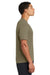 Port & Company PC380 Mens Dry Zone Performance Moisture Wicking Short Sleeve Crewneck T-Shirt Coyote Brown Model Side