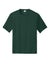 Port & Company PC380 Mens Dry Zone Performance Moisture Wicking Short Sleeve Crewneck T-Shirt Dark Green Flat Front