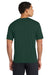 Port & Company PC380 Mens Dry Zone Performance Moisture Wicking Short Sleeve Crewneck T-Shirt Dark Green Model Back