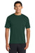 Port & Company PC380 Mens Dry Zone Performance Moisture Wicking Short Sleeve Crewneck T-Shirt Dark Green Model Front