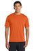 Port & Company PC380 Mens Dry Zone Performance Moisture Wicking Short Sleeve Crewneck T-Shirt Deep Orange Model Front