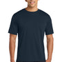 Port & Company Mens Dry Zone Performance Moisture Wicking Short Sleeve Crewneck T-Shirt - Deep Navy Blue