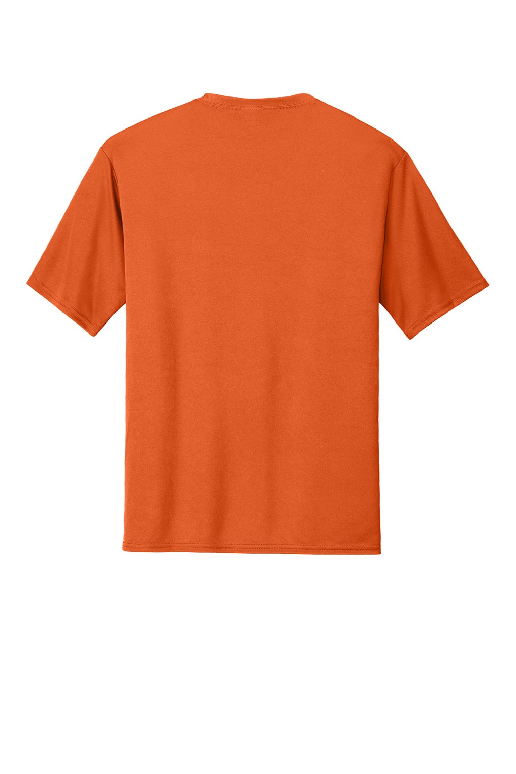 Port & Company PC380 Mens Dry Zone Performance Moisture Wicking Short Sleeve Crewneck T-Shirt Deep Orange Flat Back