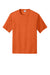 Port & Company PC380 Mens Dry Zone Performance Moisture Wicking Short Sleeve Crewneck T-Shirt Deep Orange Flat Front
