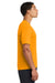 Port & Company PC380 Mens Dry Zone Performance Moisture Wicking Short Sleeve Crewneck T-Shirt Gold Model Side
