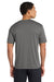 Port & Company PC380 Mens Dry Zone Performance Moisture Wicking Short Sleeve Crewneck T-Shirt Concrete Grey Model Back