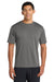 Port & Company PC380 Mens Dry Zone Performance Moisture Wicking Short Sleeve Crewneck T-Shirt Concrete Grey Model Front