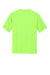 Port & Company PC380 Mens Dry Zone Performance Moisture Wicking Short Sleeve Crewneck T-Shirt Neon Green Flat Back