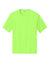 Port & Company PC380 Mens Dry Zone Performance Moisture Wicking Short Sleeve Crewneck T-Shirt Neon Green Flat Front