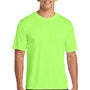 Port & Company Mens Dry Zone Performance Moisture Wicking Short Sleeve Crewneck T-Shirt - Neon Green