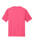 Port & Company PC380 Mens Dry Zone Performance Moisture Wicking Short Sleeve Crewneck T-Shirt Neon Pink Flat Back