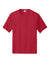 Port & Company PC380 Mens Dry Zone Performance Moisture Wicking Short Sleeve Crewneck T-Shirt Red Flat Front
