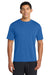 Port & Company PC380 Mens Dry Zone Performance Moisture Wicking Short Sleeve Crewneck T-Shirt Royal Blue Model Front