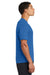 Port & Company PC380 Mens Dry Zone Performance Moisture Wicking Short Sleeve Crewneck T-Shirt Royal Blue Model Side
