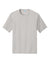 Port & Company PC380 Mens Dry Zone Performance Moisture Wicking Short Sleeve Crewneck T-Shirt Silver Grey Flat Front