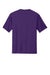 Port & Company PC380 Mens Dry Zone Performance Moisture Wicking Short Sleeve Crewneck T-Shirt Team Purple Flat Back