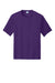 Port & Company PC380 Mens Dry Zone Performance Moisture Wicking Short Sleeve Crewneck T-Shirt Team Purple Flat Front