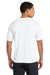 Port & Company PC380 Mens Dry Zone Performance Moisture Wicking Short Sleeve Crewneck T-Shirt White Model Back