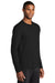 Port & Company PC381LS Mens Dry Zone Performance Moisture Wicking Long Sleeve Crewneck T-Shirt Jet Black Model 3q
