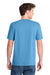 Port & Company PC381 Mens Dry Zone Performance Moisture Wicking Short Sleeve Crewneck T-Shirt Aquatic Blue Model Back