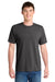Port & Company PC381 Mens Dry Zone Performance Moisture Wicking Short Sleeve Crewneck T-Shirt Charcoal Grey Model Front
