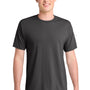Port & Company Mens Dry Zone Performance Moisture Wicking Short Sleeve Crewneck T-Shirt - Charcoal Grey