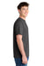 Port & Company PC381 Mens Dry Zone Performance Moisture Wicking Short Sleeve Crewneck T-Shirt Charcoal Grey Model Side