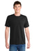 Port & Company PC381 Mens Dry Zone Performance Moisture Wicking Short Sleeve Crewneck T-Shirt Jet Black Model Front