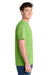 Port & Company PC381 Mens Dry Zone Performance Moisture Wicking Short Sleeve Crewneck T-Shirt Lime Green Model Side