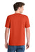 Port & Company PC381 Mens Dry Zone Performance Moisture Wicking Short Sleeve Crewneck T-Shirt Orange Model Back