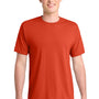 Port & Company Mens Dry Zone Performance Moisture Wicking Short Sleeve Crewneck T-Shirt - Orange