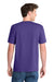 Port & Company PC381 Mens Dry Zone Performance Moisture Wicking Short Sleeve Crewneck T-Shirt Purple Model Back