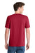 Port & Company PC381 Mens Dry Zone Performance Moisture Wicking Short Sleeve Crewneck T-Shirt Red Model Back