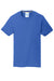 Port & Company PC381 Mens Dry Zone Performance Moisture Wicking Short Sleeve Crewneck T-Shirt True Royal Blue Flat Front