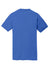 Port & Company PC381 Mens Dry Zone Performance Moisture Wicking Short Sleeve Crewneck T-Shirt True Royal Blue Flat Back