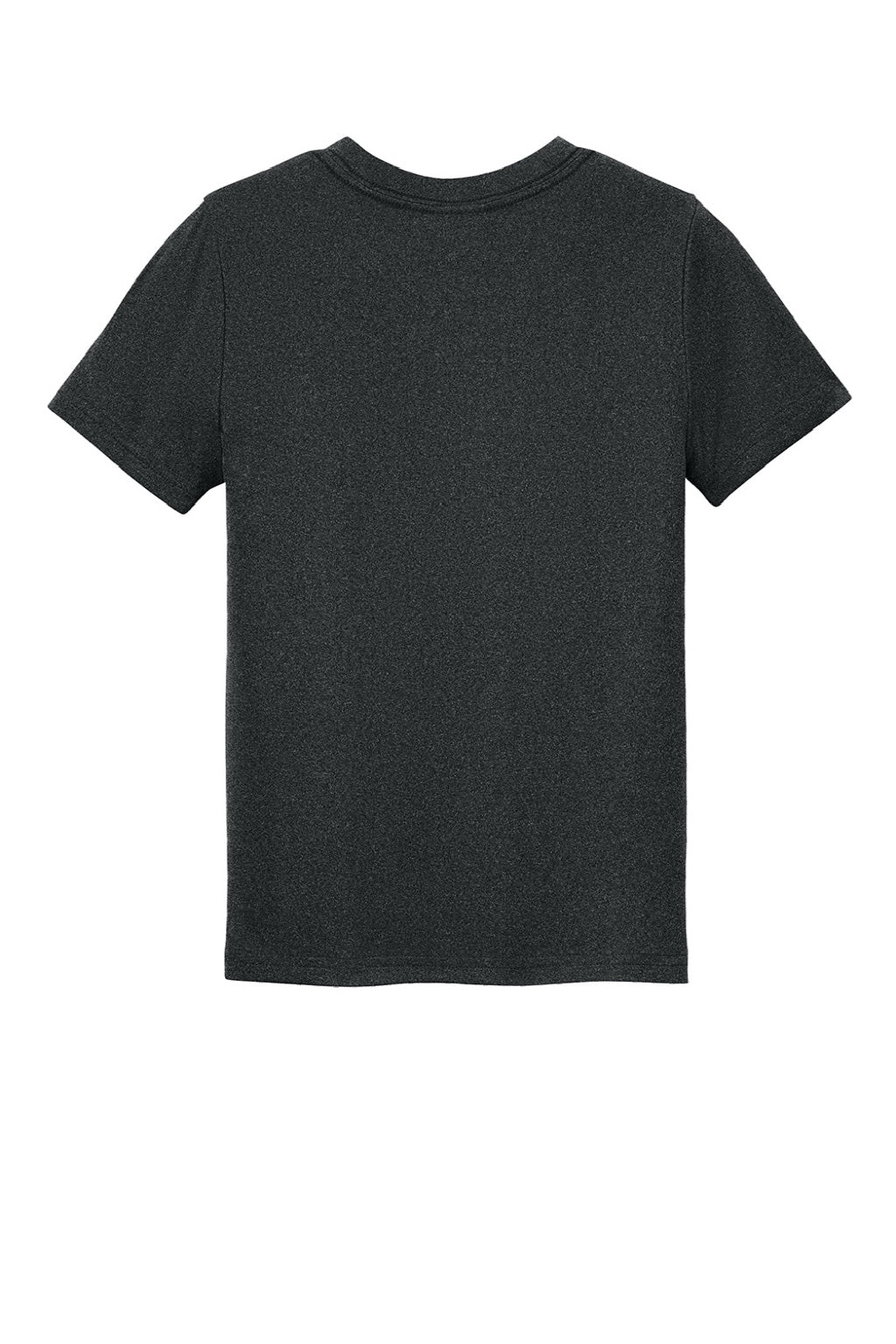 Port & Company PC390Y Youth Heather Performance Short Sleeve Crewneck T-Shirt Heather Black Flat Back
