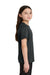 Port & Company PC390Y Youth Heather Performance Short Sleeve Crewneck T-Shirt Heather Black Model Side