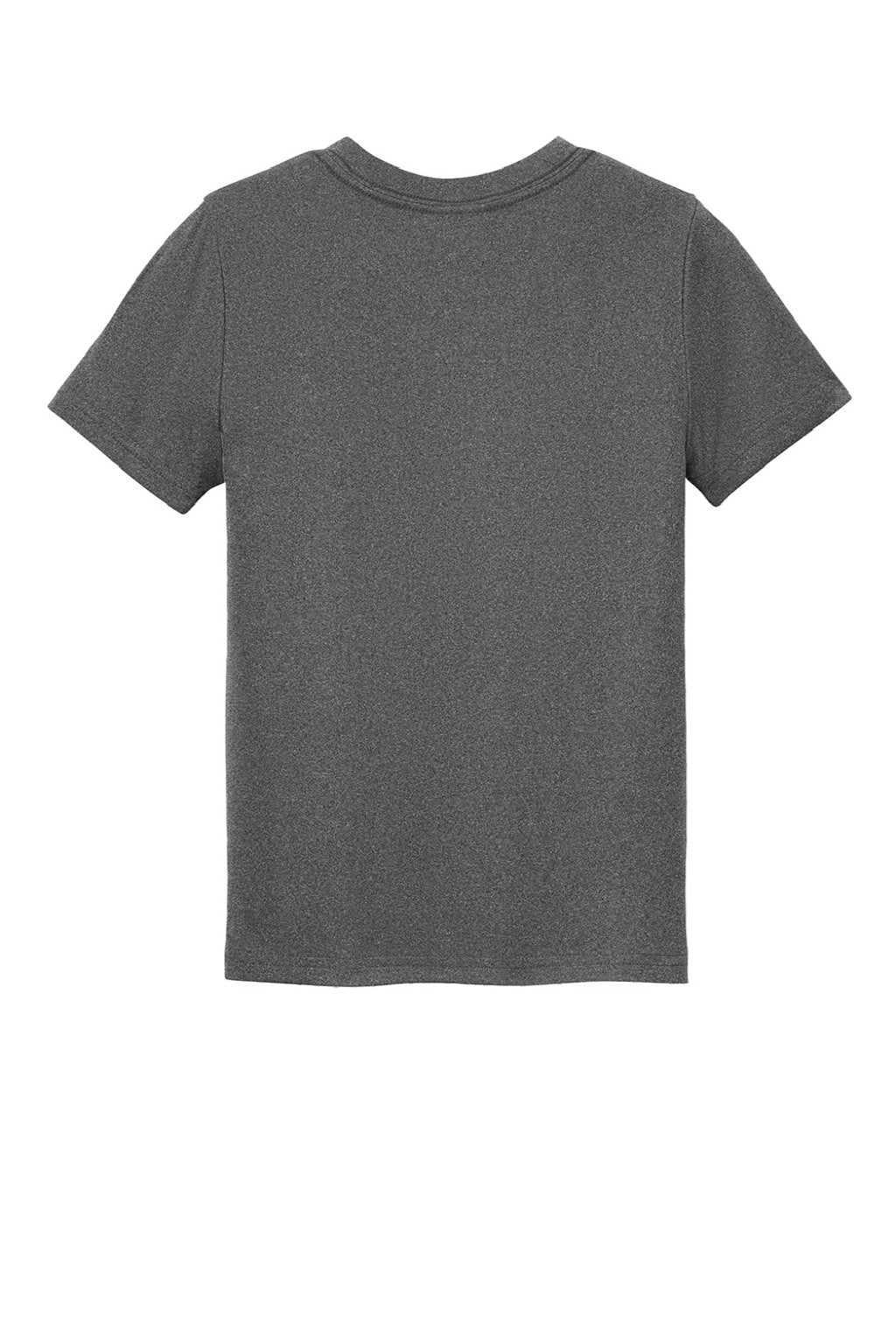 Port & Company PC390Y Youth Heather Performance Short Sleeve Crewneck T-Shirt Heather Metal Grey Flat Back