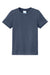 Port & Company PC390Y Youth Heather Performance Short Sleeve Crewneck T-Shirt Heather True Navy Blue Flat Front