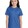 Port & Company Youth Heather Performance Short Sleeve Crewneck T-Shirt - Heather True Royal Blue - COMING SOON