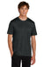Port & Company PC390 Mens Heather Performance Short Sleeve Crewneck T-Shirt Heather Black Model Front
