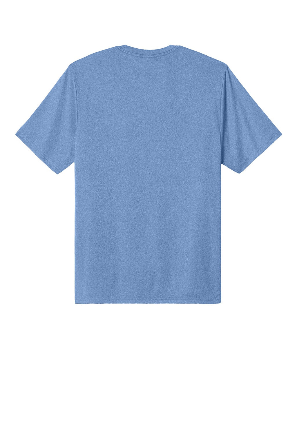 Port & Company PC390 Mens Heather Performance Short Sleeve Crewneck T-Shirt Heather Carolina Blue Flat Back